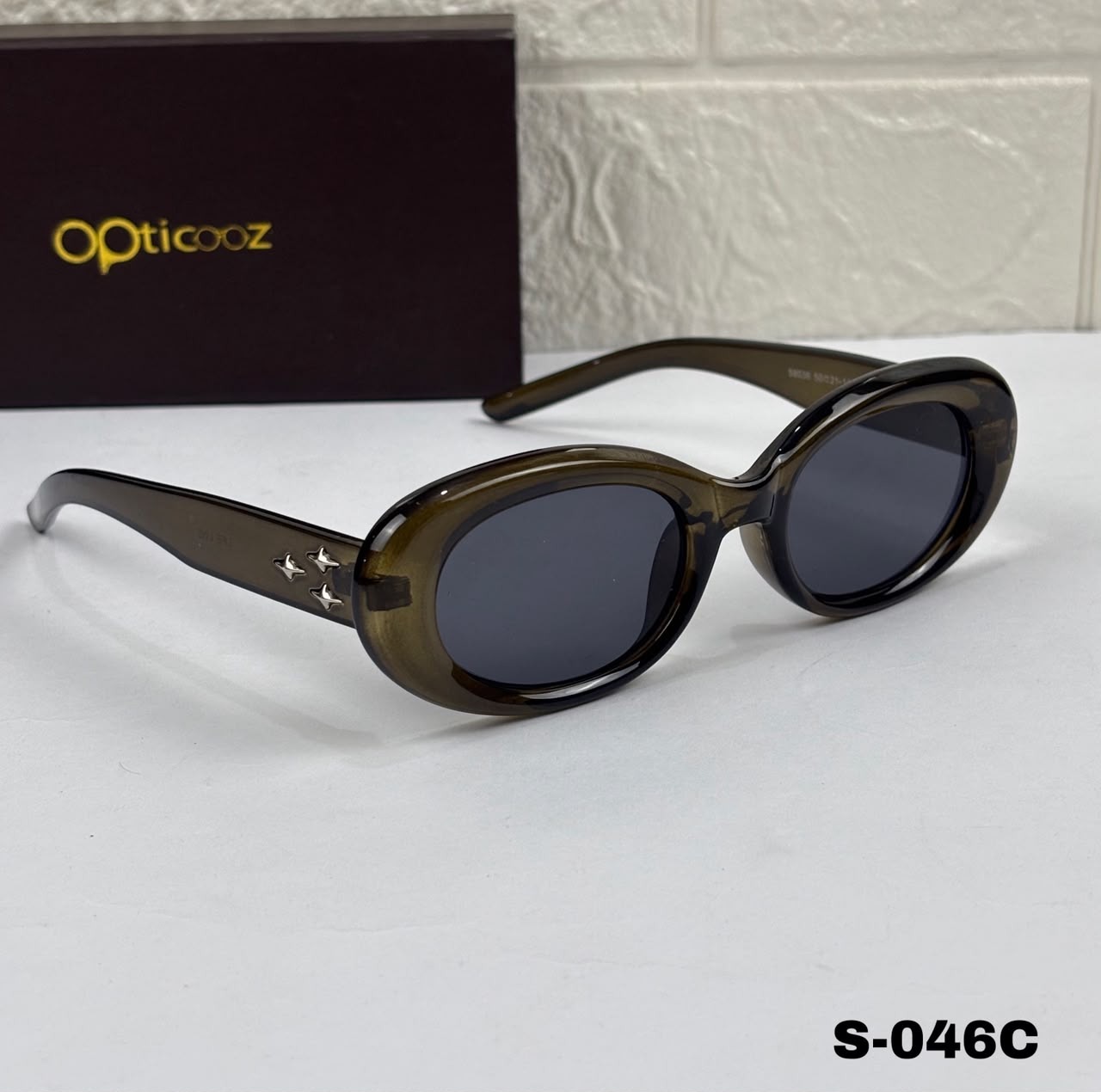 S-046 Retro Oval Fashion Sunglass_img_1