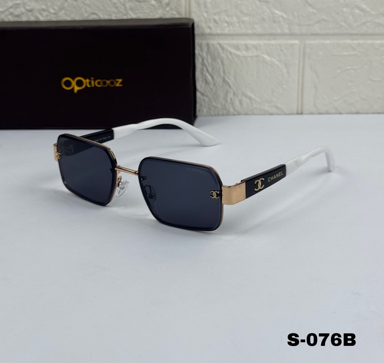 S-076B Premium Square Luxury Sunglasses