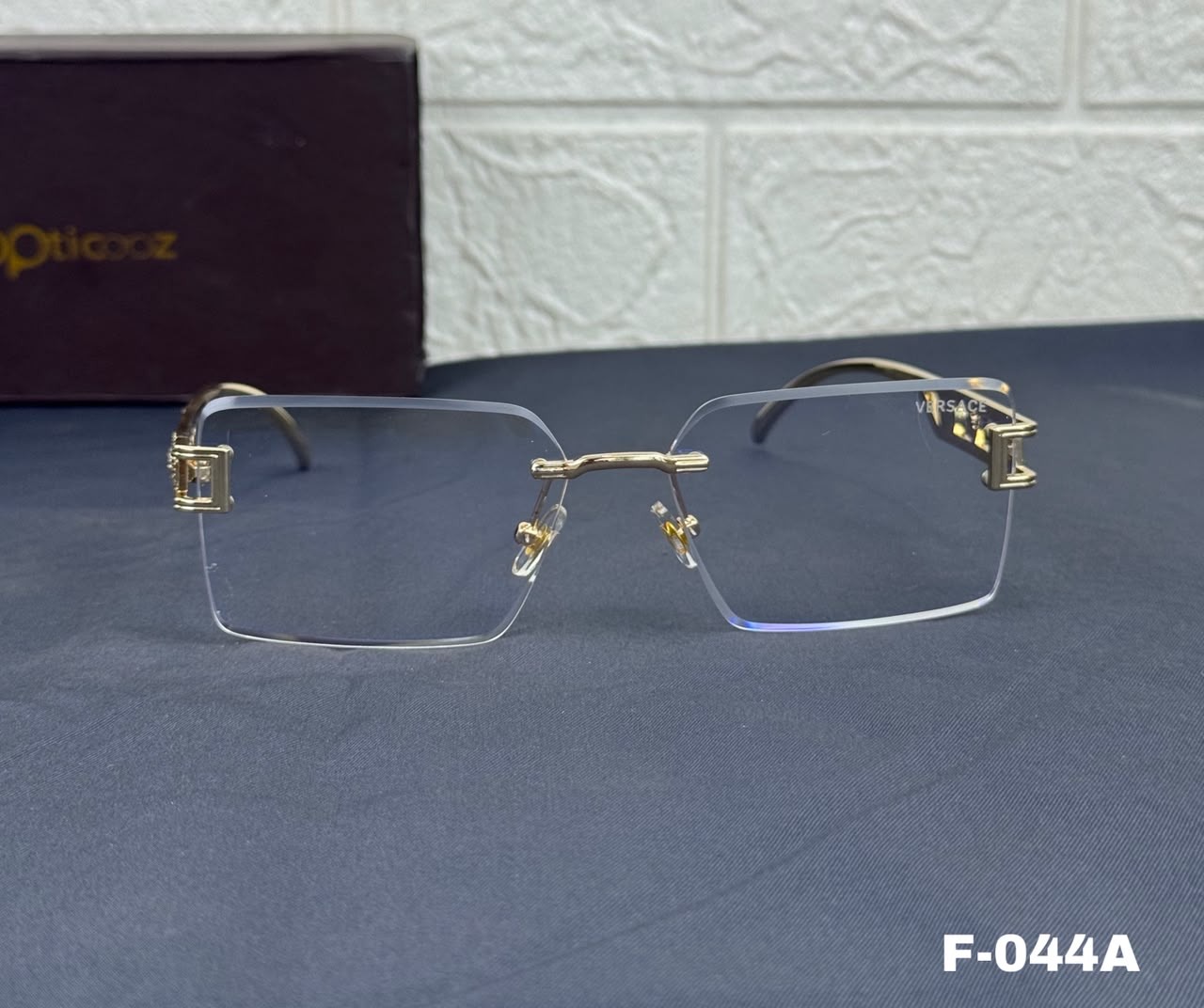 F-044A Premium Rimless Blue Cut Eyeglass_img_5