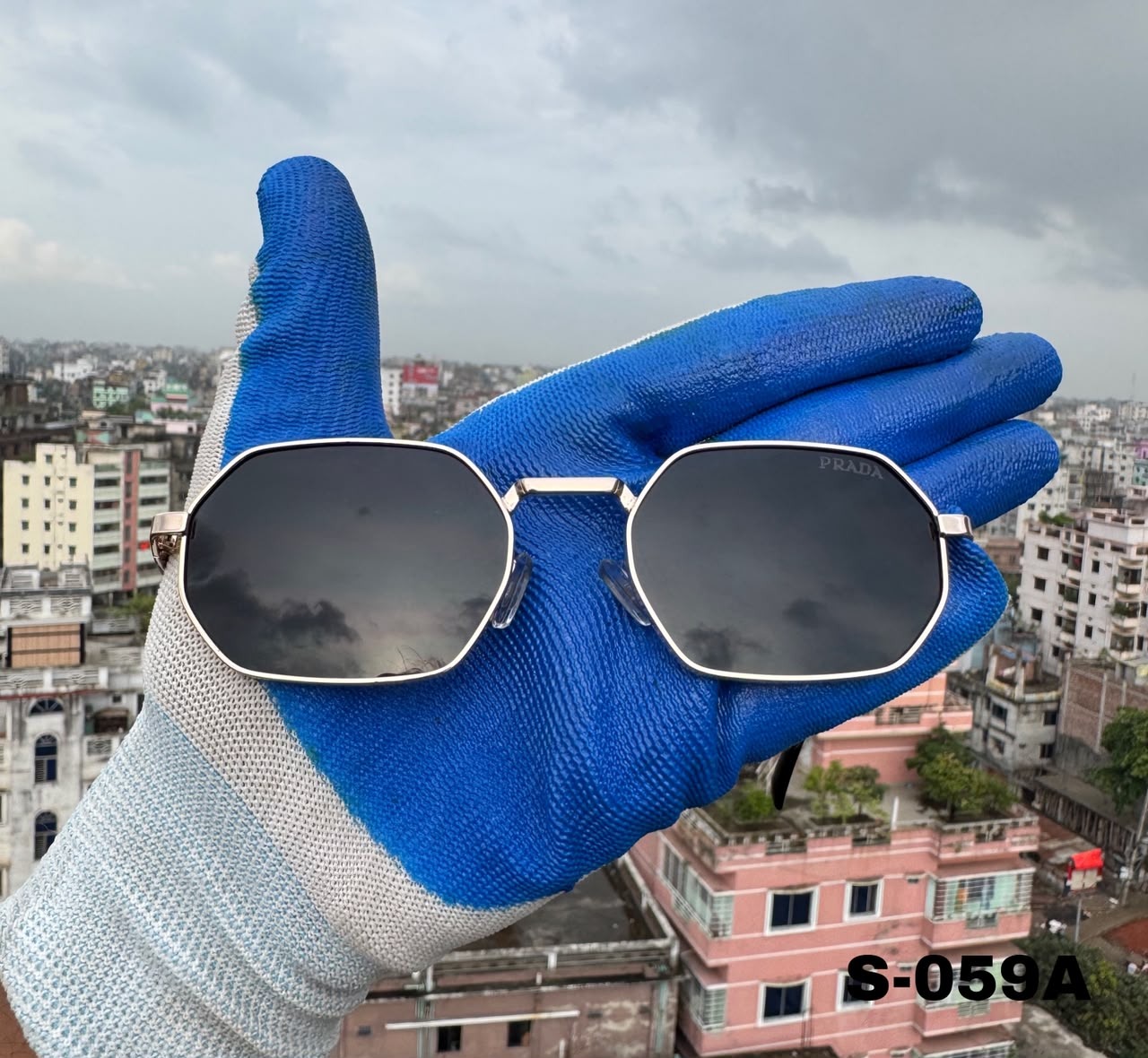 S-059A Premium Geometric Sunglass_img_1