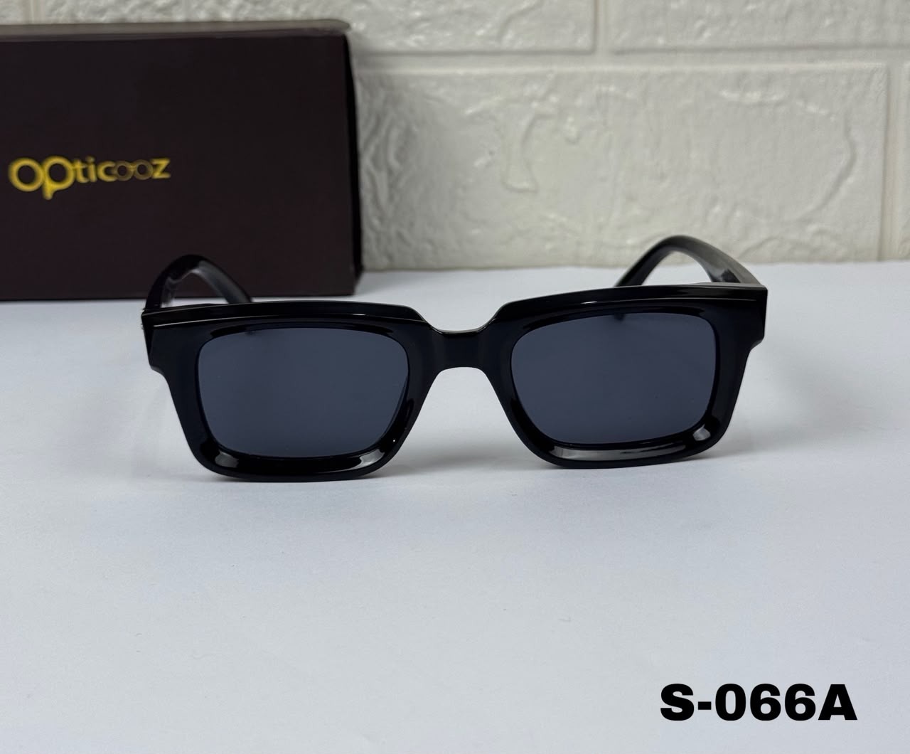 S-066A Premium Square Full-Rim Sunglass_img_1