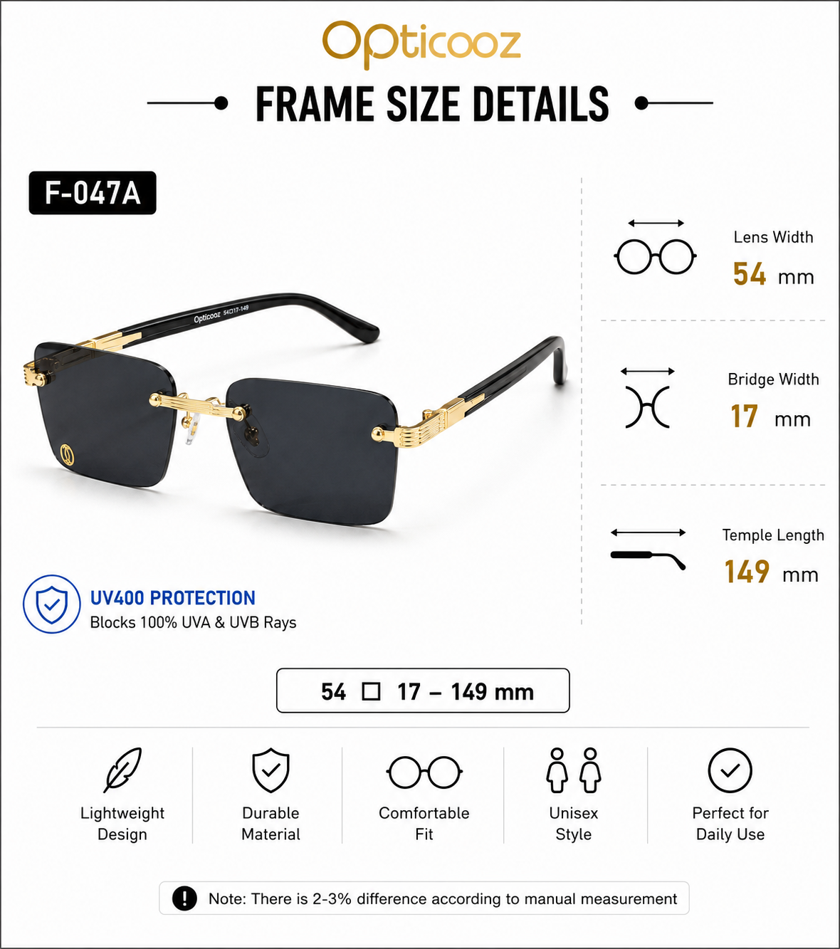 230 Premium Rimless Fashion Sunglass_img_7