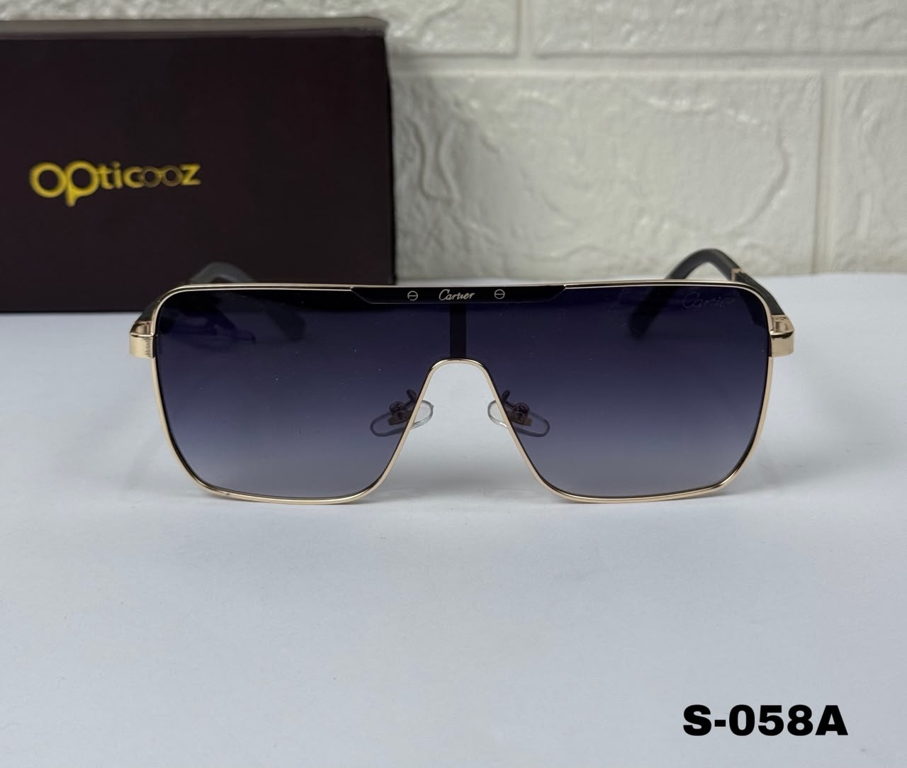 S-058A Premium Oversized Shield Sunglass_img_1