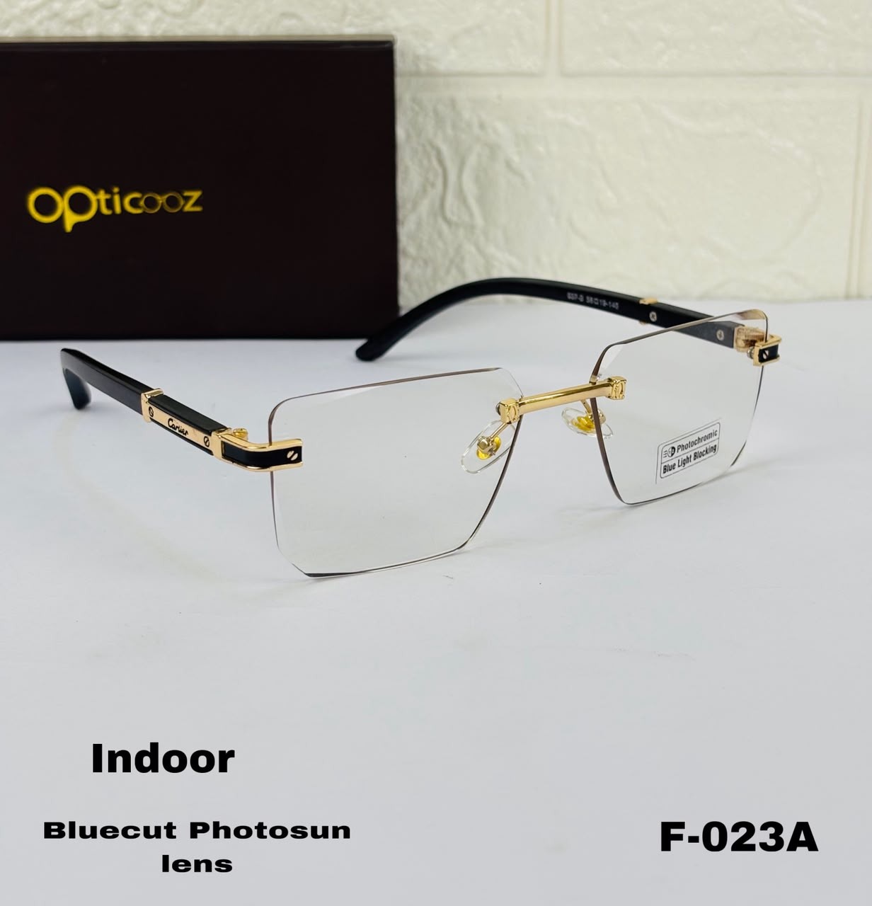 F-023 Premium Brand Bluecut Photochromic Lens