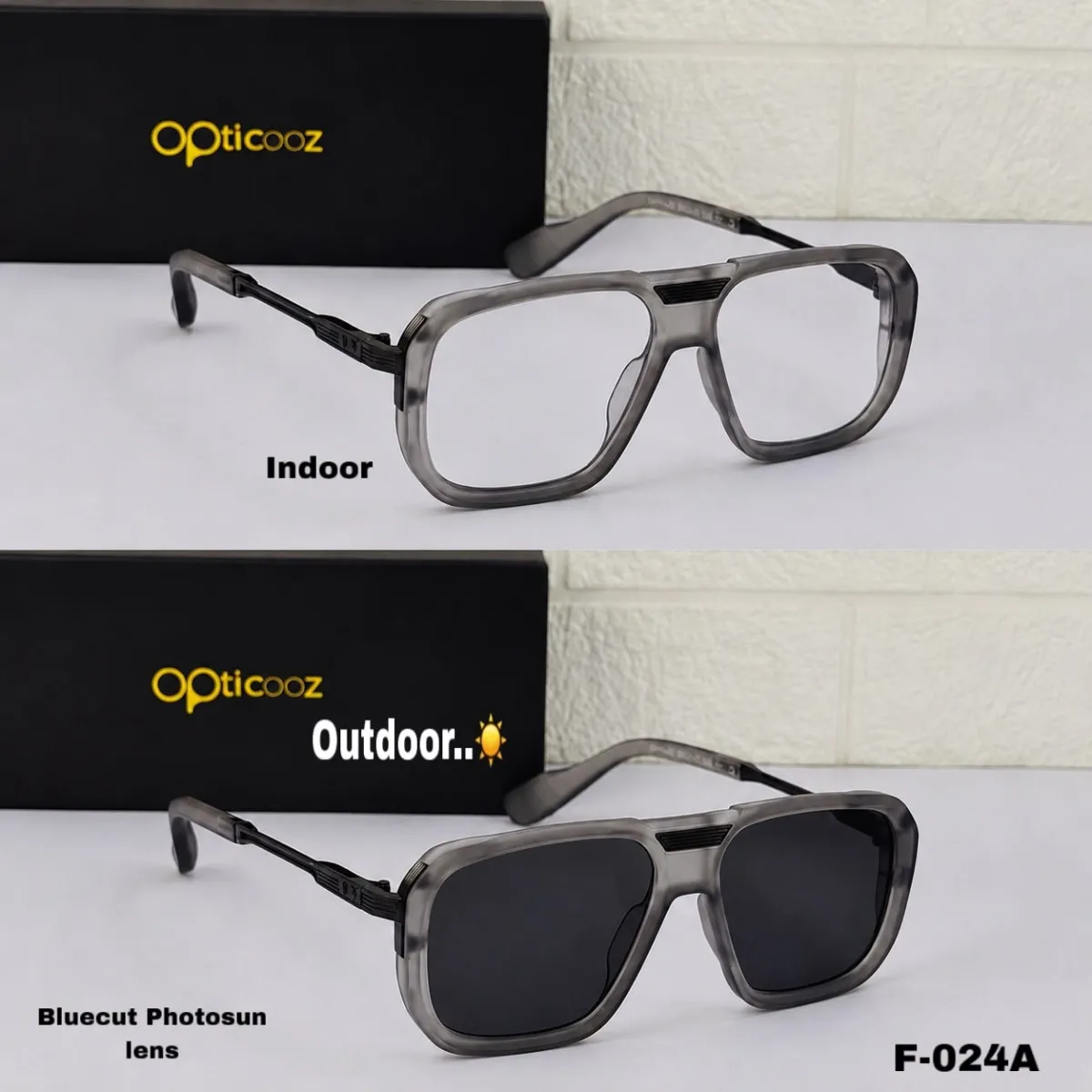 F-024A Premium Brand Bluecut Photochromic