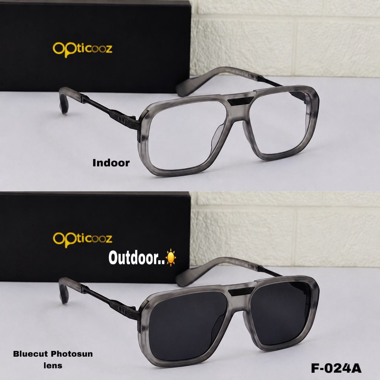 F-024A Premium Brand Bluecut Photochromic