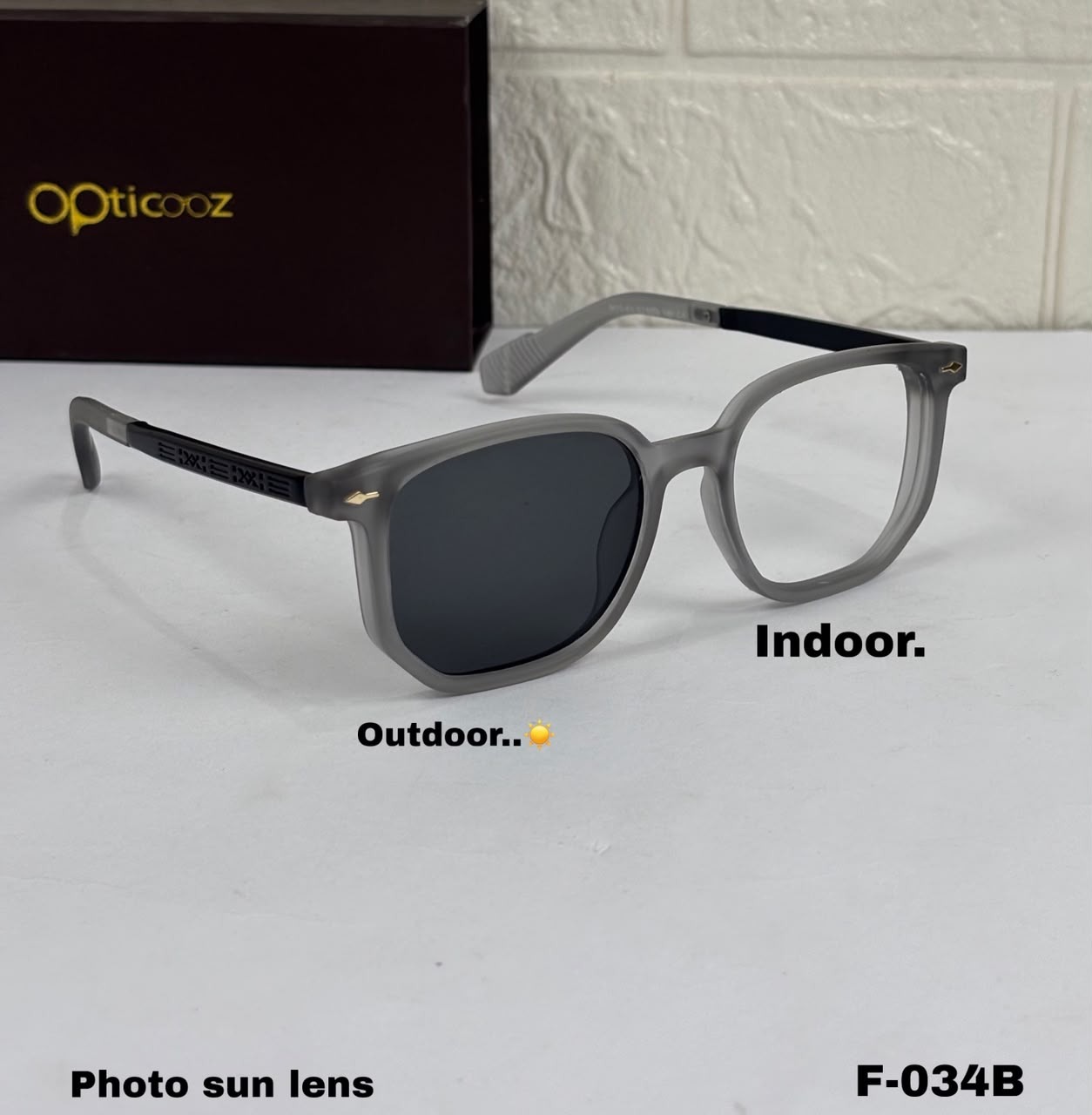 F-033A  Modern Square  Eyeglass_img_1