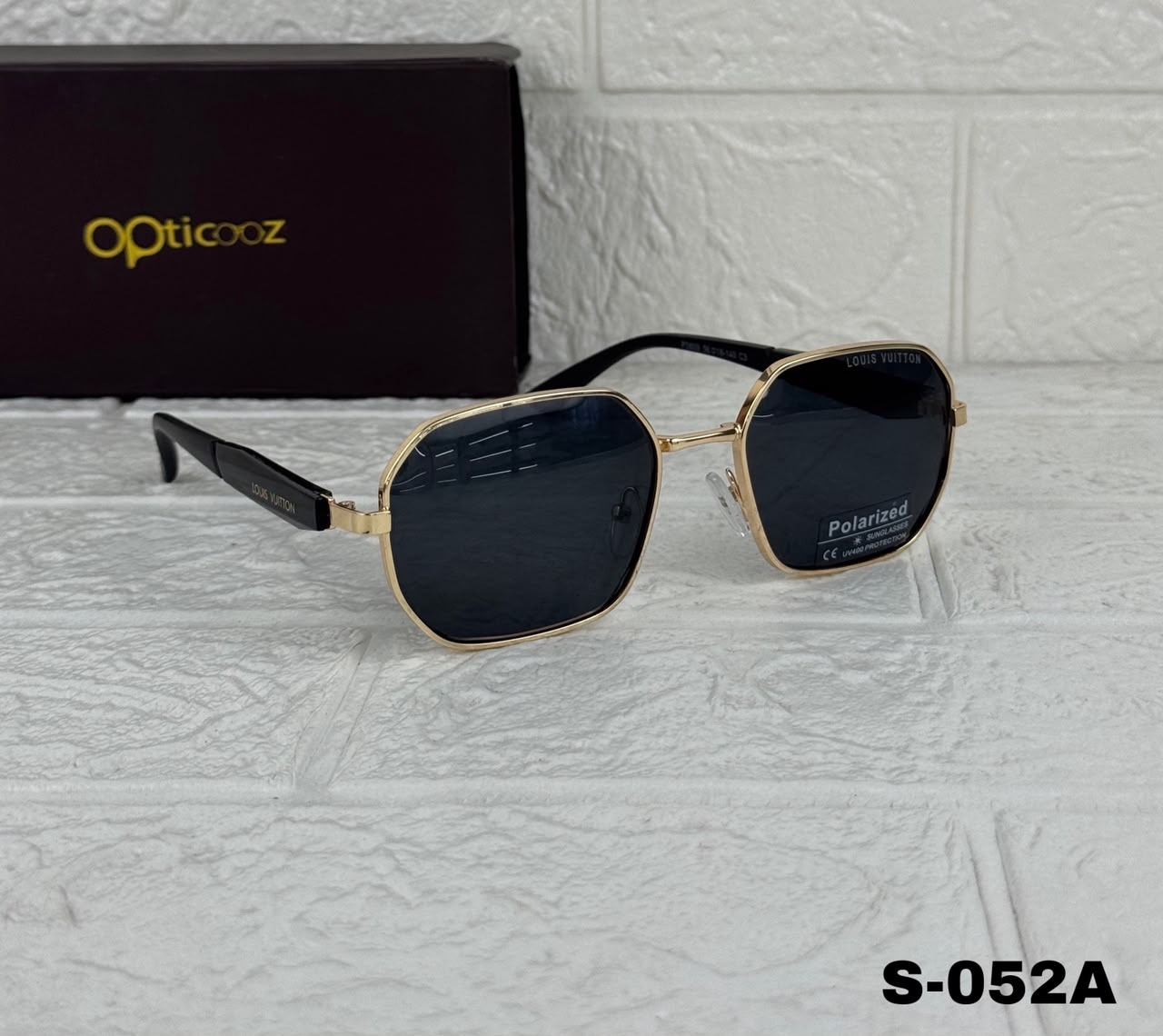 S-052A Premium Polarized Geometric Sunglass
