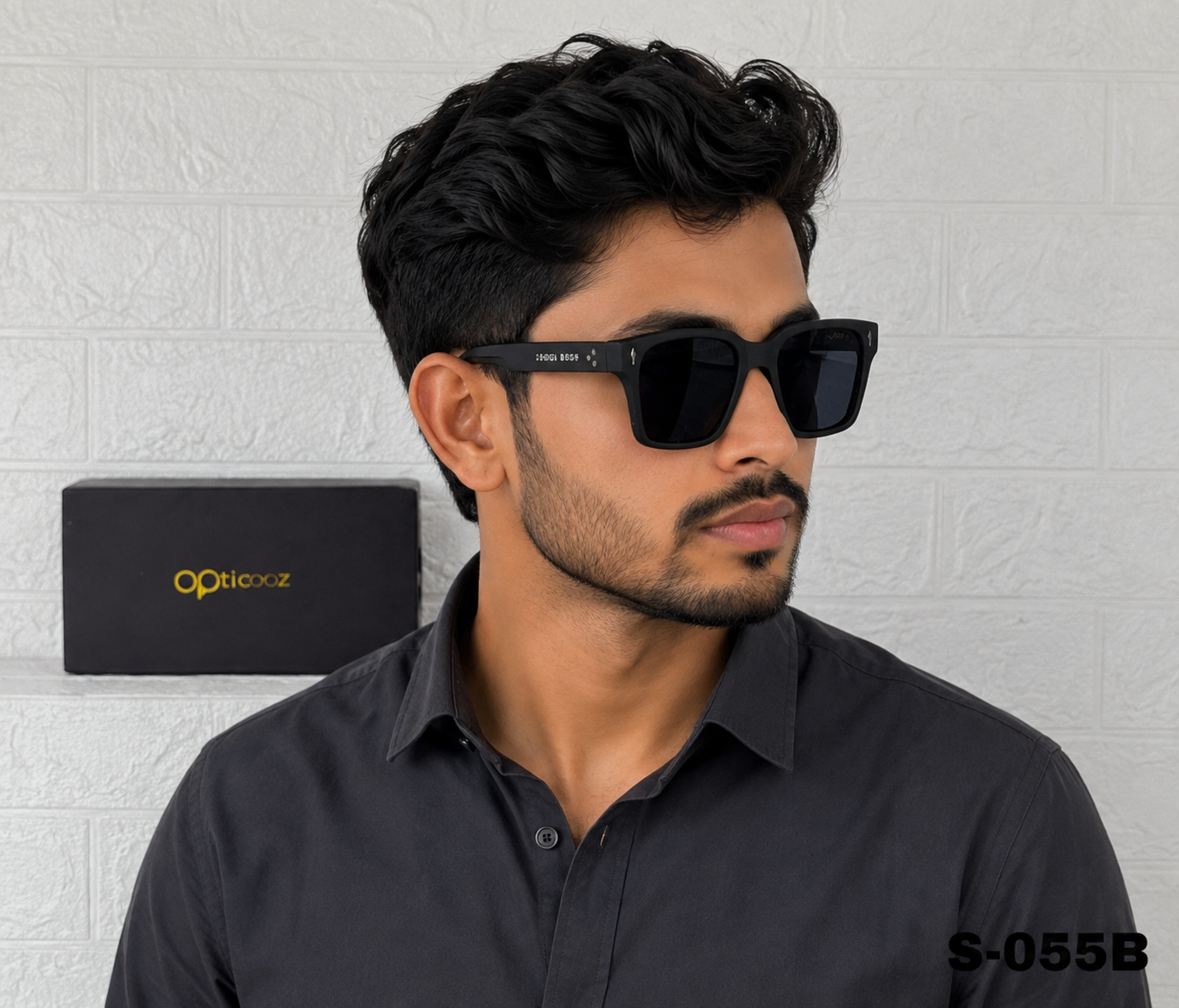 S-055B Premium Rectangle Sunglass_img_1