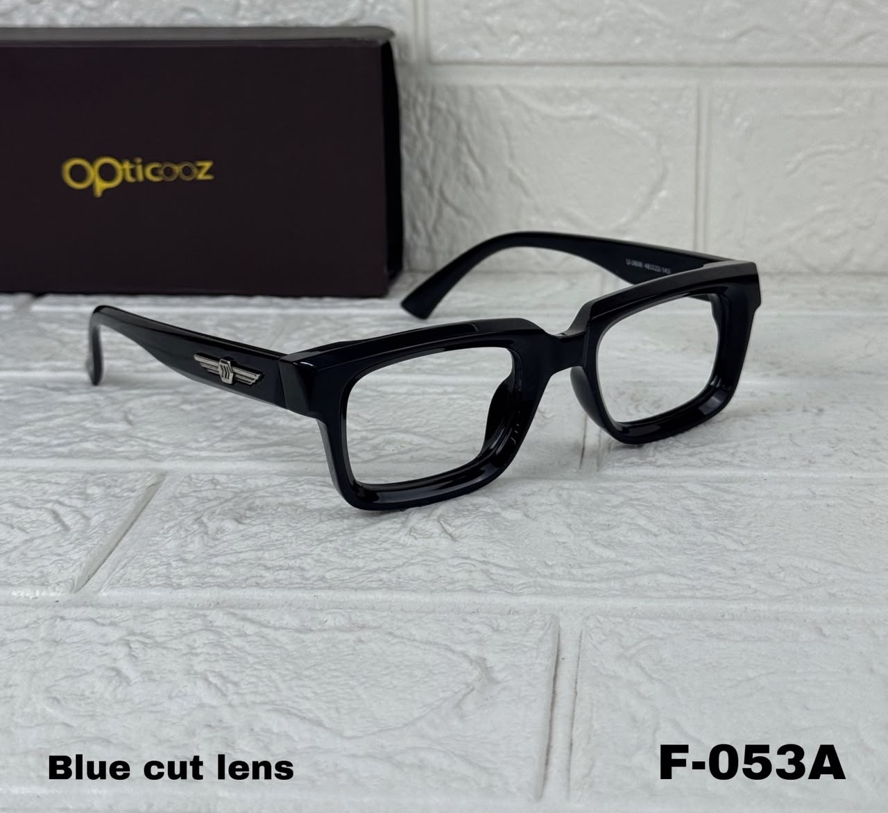 F-053C  Premium Square Blue Cut Computer Eyewear