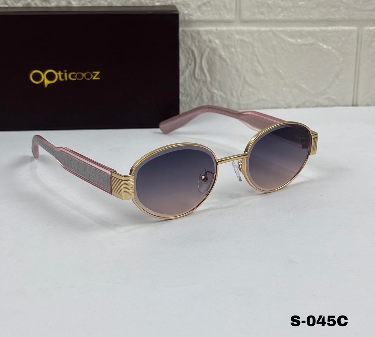 S-045 Luxury Round Gradient Sunglass