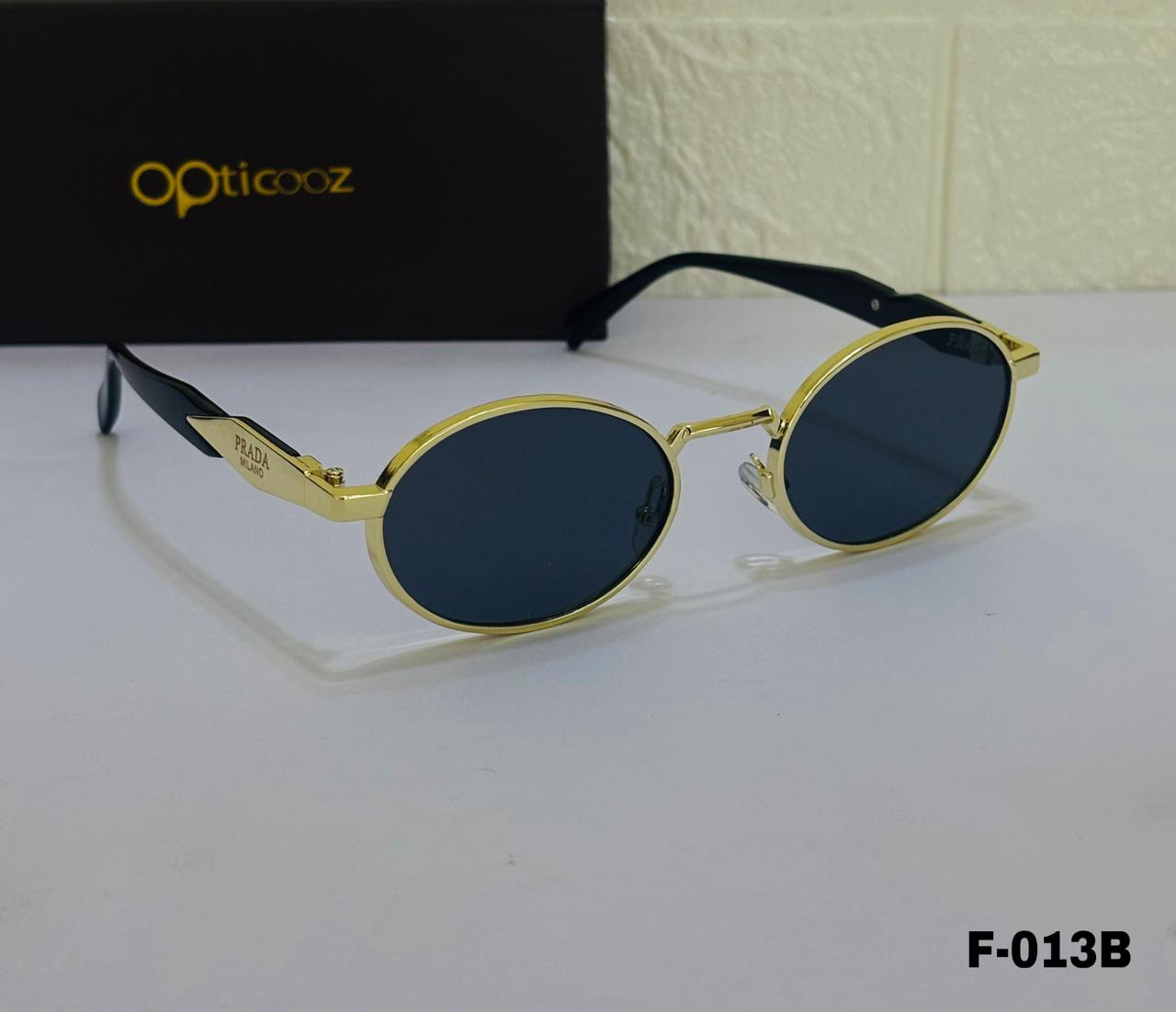 S-013A Retro Oval Metal Sunglass_img_2