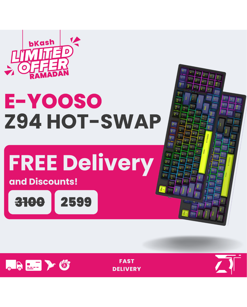 E-YOOSO Z94 Wired Hotswappable Mechanical Keyboard