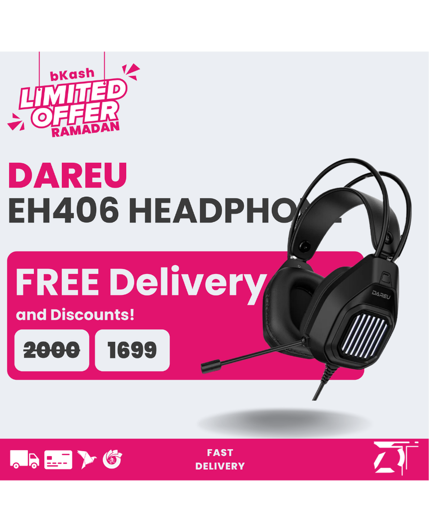 Dareu EH406 Wired Gaming Headphone