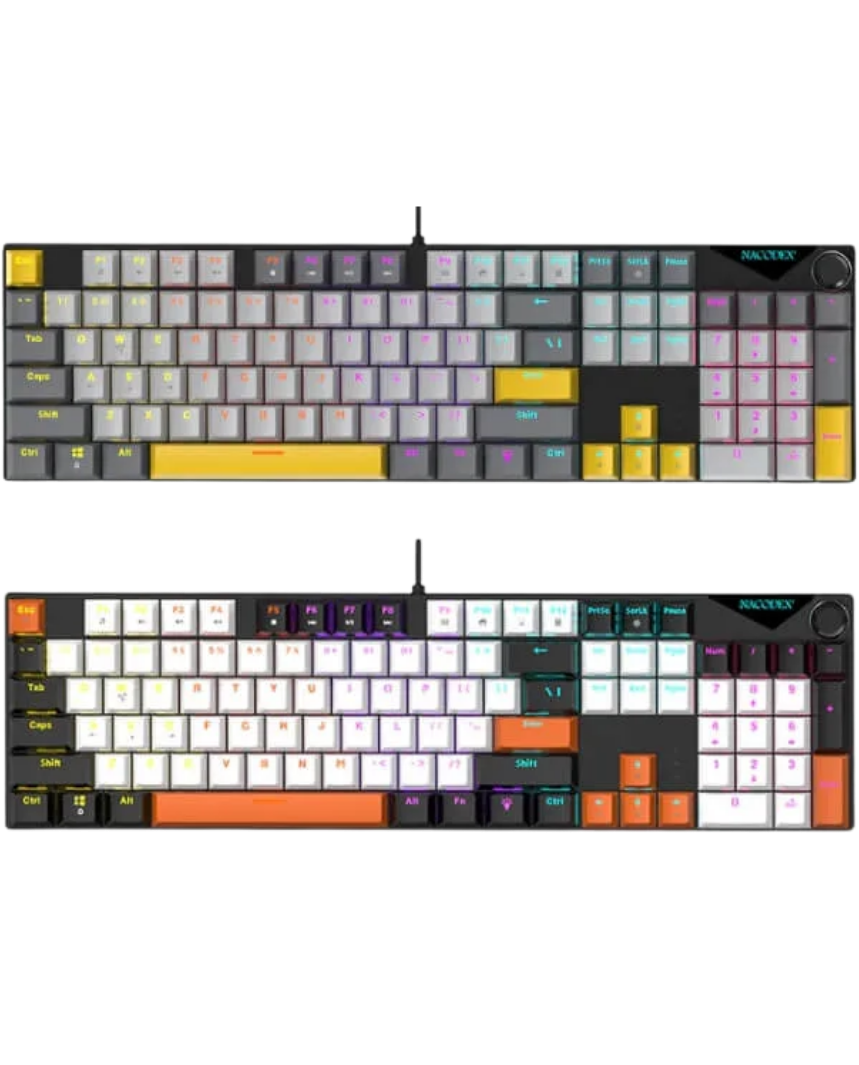 AJAZZ NK104 Wired Mechanical Keyboard