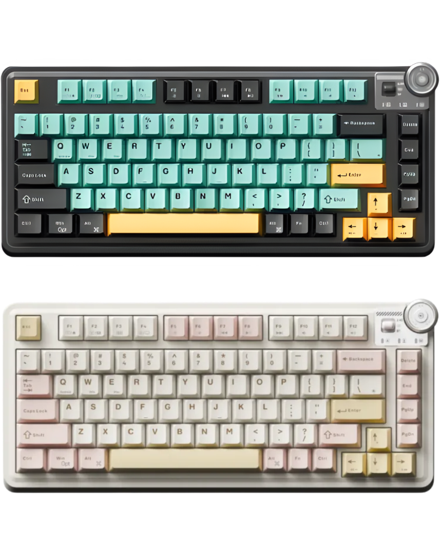 Lingbao MK75 Tri-Mode Wireless RGB Mechanical Keyboard