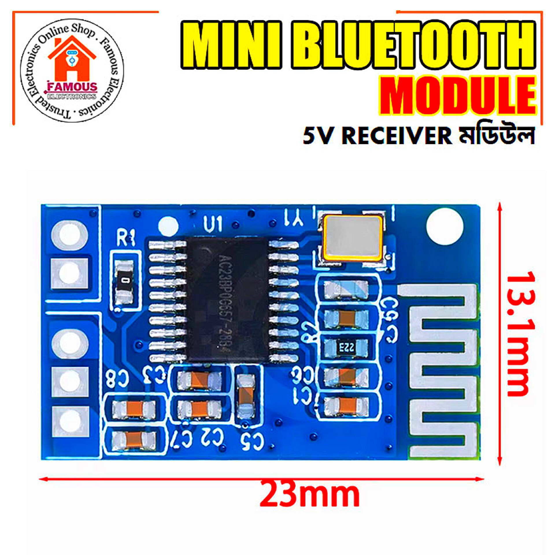 CA6928 V2.4 Bluetooth 5.0 Audio Receiver Module