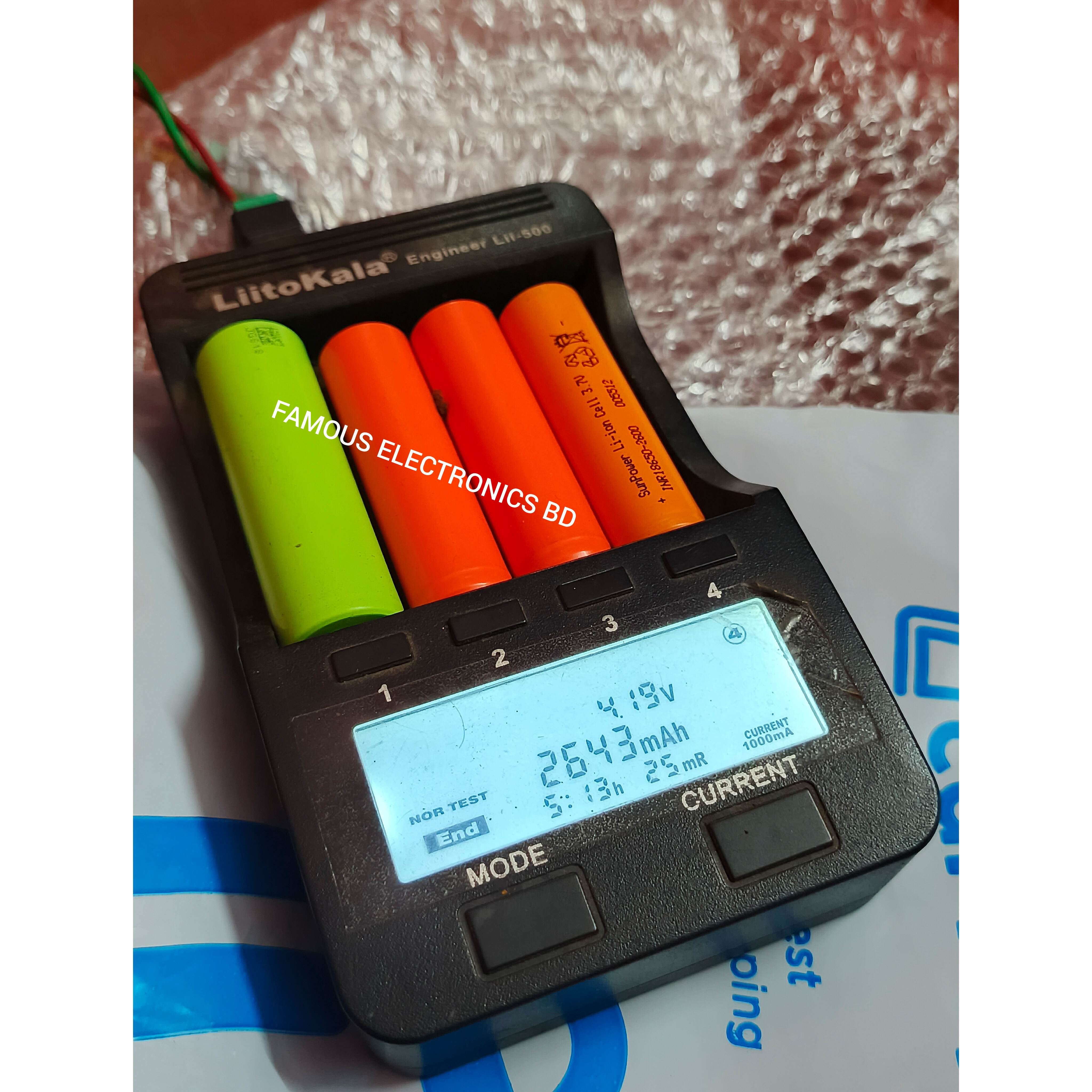 SunPower 2600mAh INR18650 Band New 3.7V Rechargeable Lithium-Ion Battery_img_3