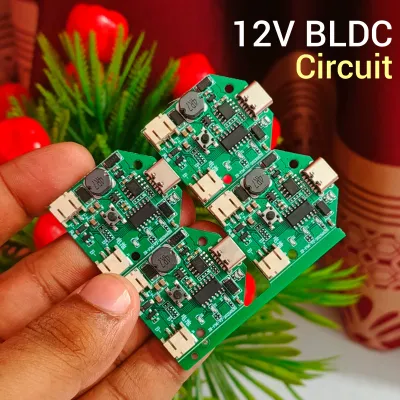 12V Brushless Fan Driver Circuit 3.7V to 12V 4 Gear | BLDC Fan Circuit_img_1