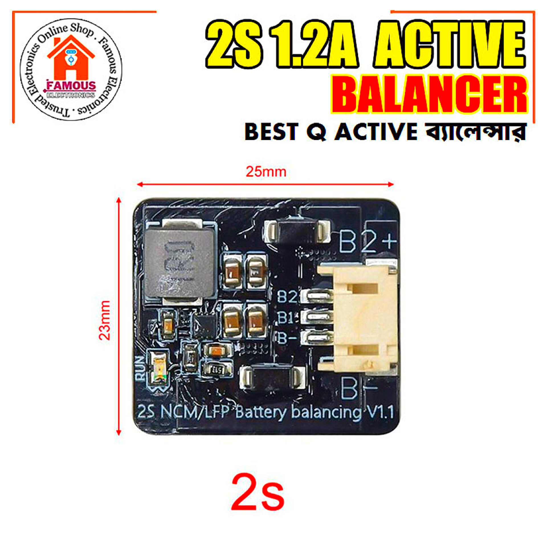 2S 1.2A Lithium Battery Active Equalizer Module_img_3