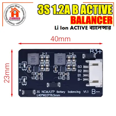3S 1.2A Lithium Battery Active Equalizer Module_img_2