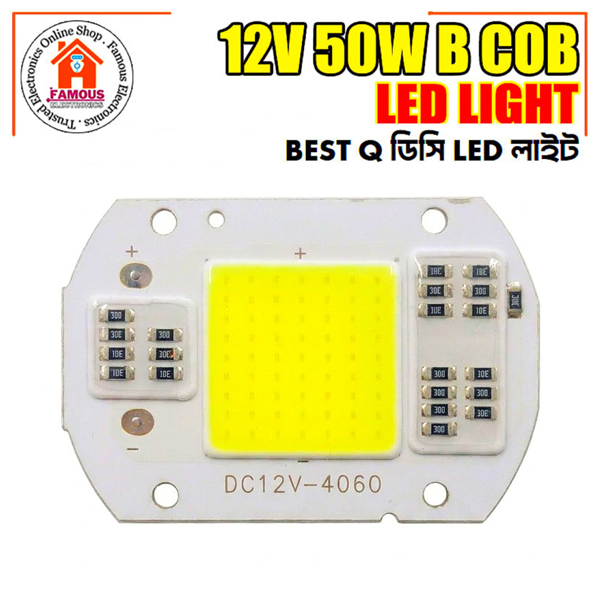 12V DC 50W COB LED Light Module
