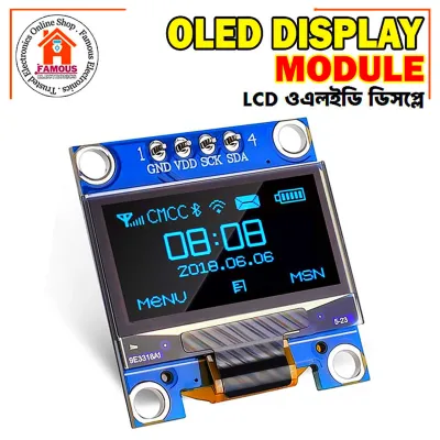 0.96 Inch OLED Display Module I2C IIC 128×64_img_1
