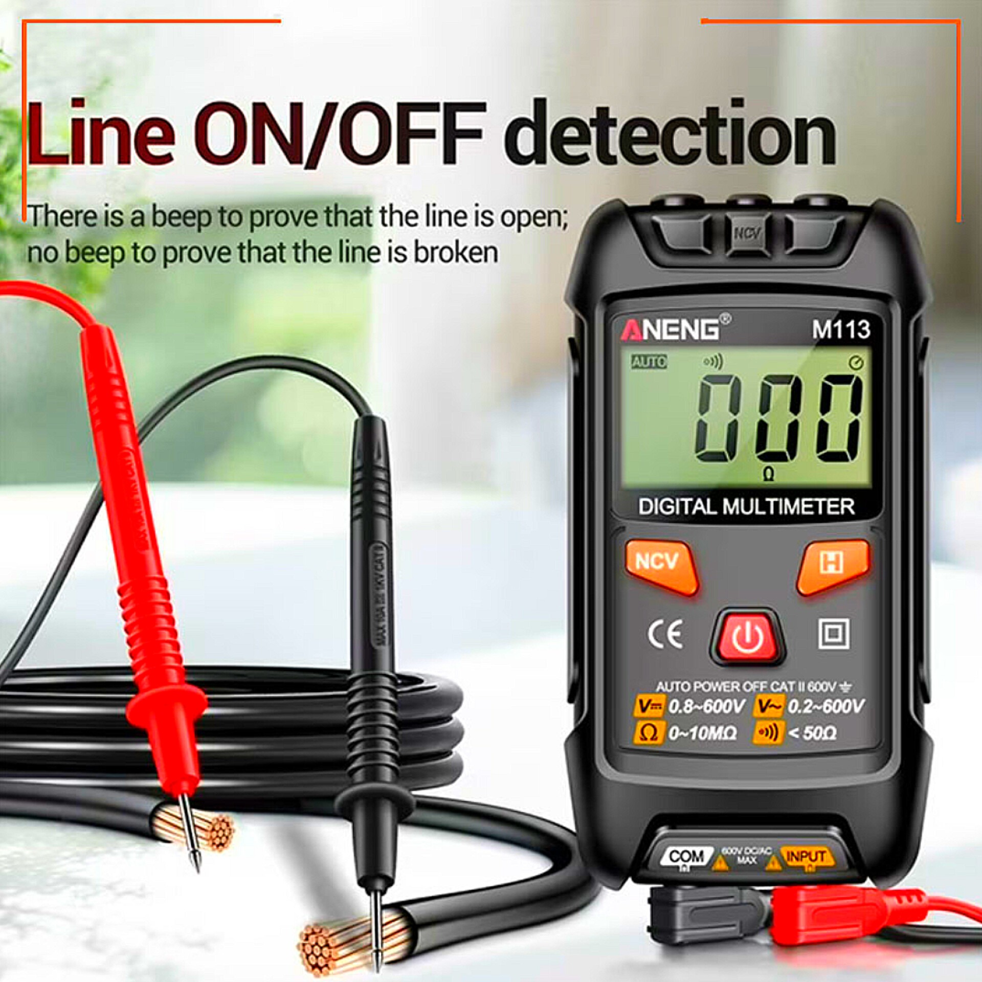 ANENG M113 Digital Multimeter NCV Tester_img_2