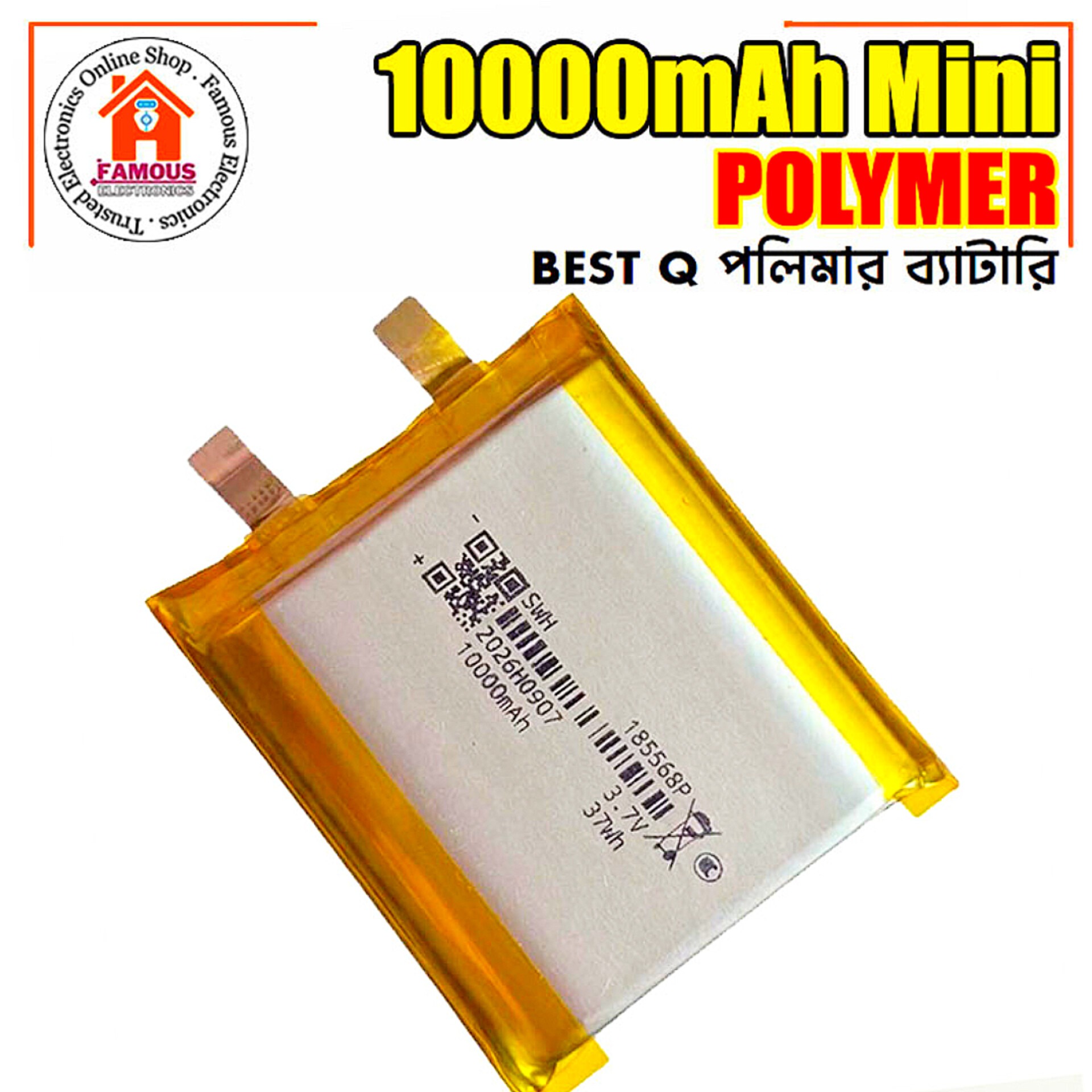 10000mAh Mini Polymer Battery