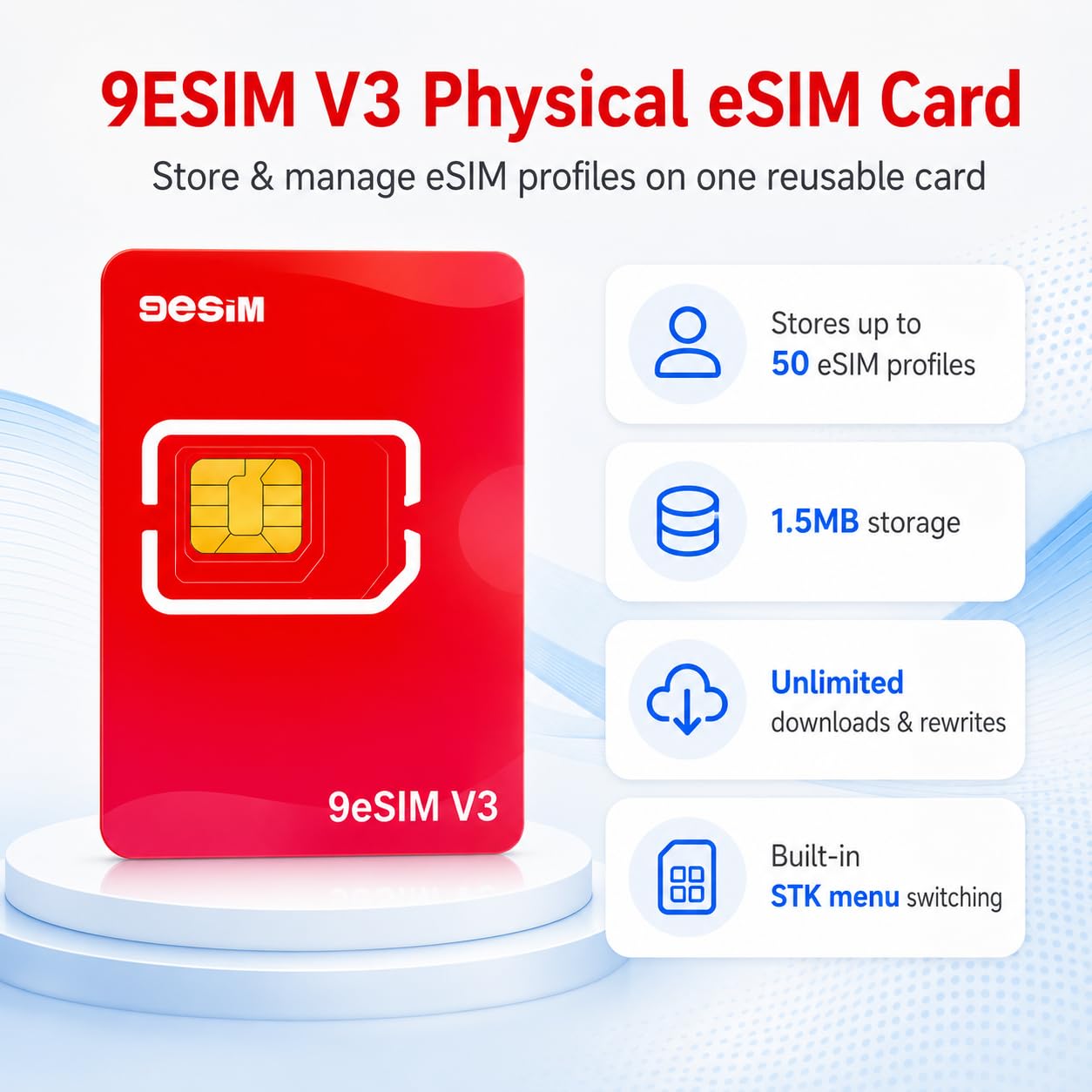 9eSIM V3 Physical eSIM Adapter