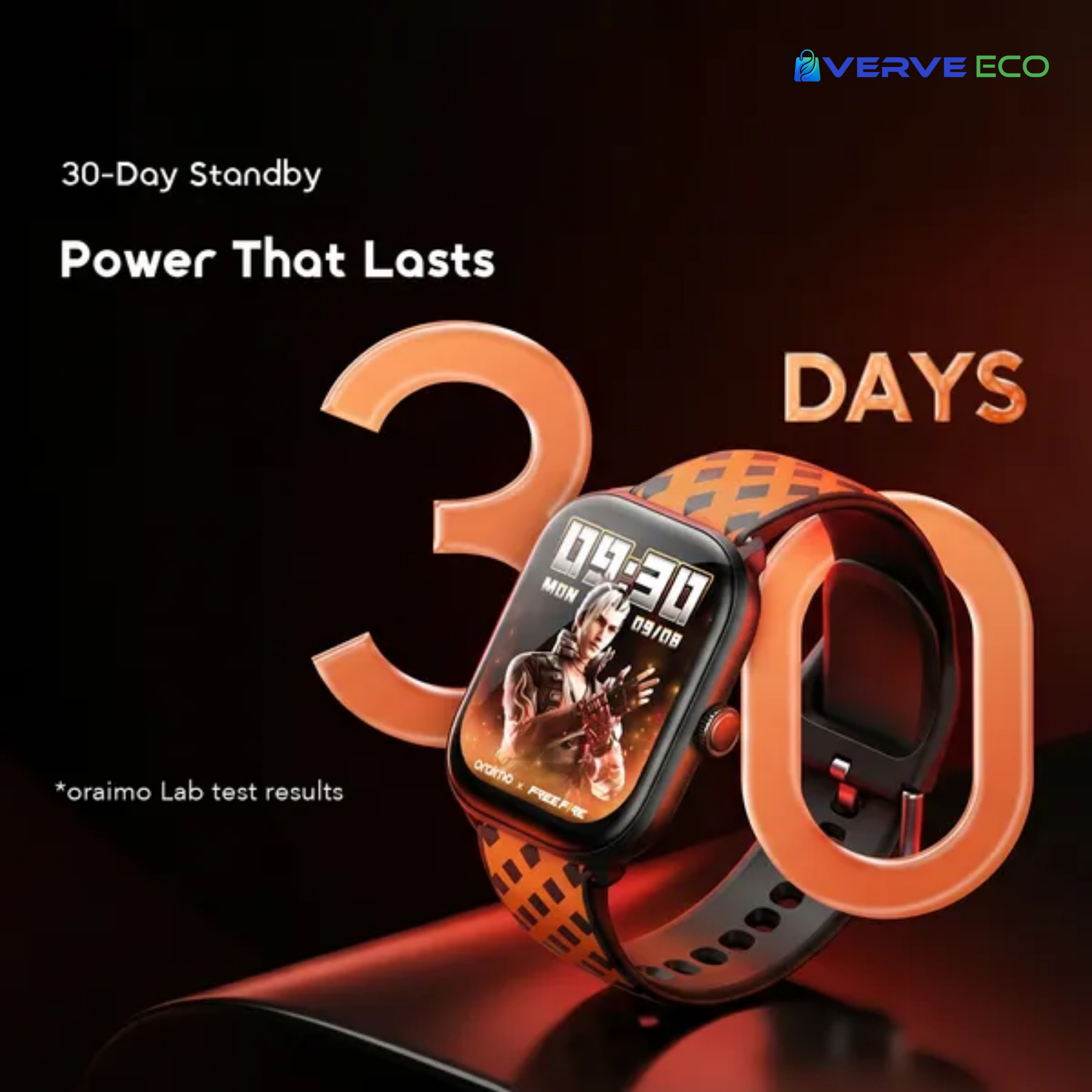 oraimo Watch 6 HAYATO X Free Fire 2.01" HD Screen Smart Watch_img_4
