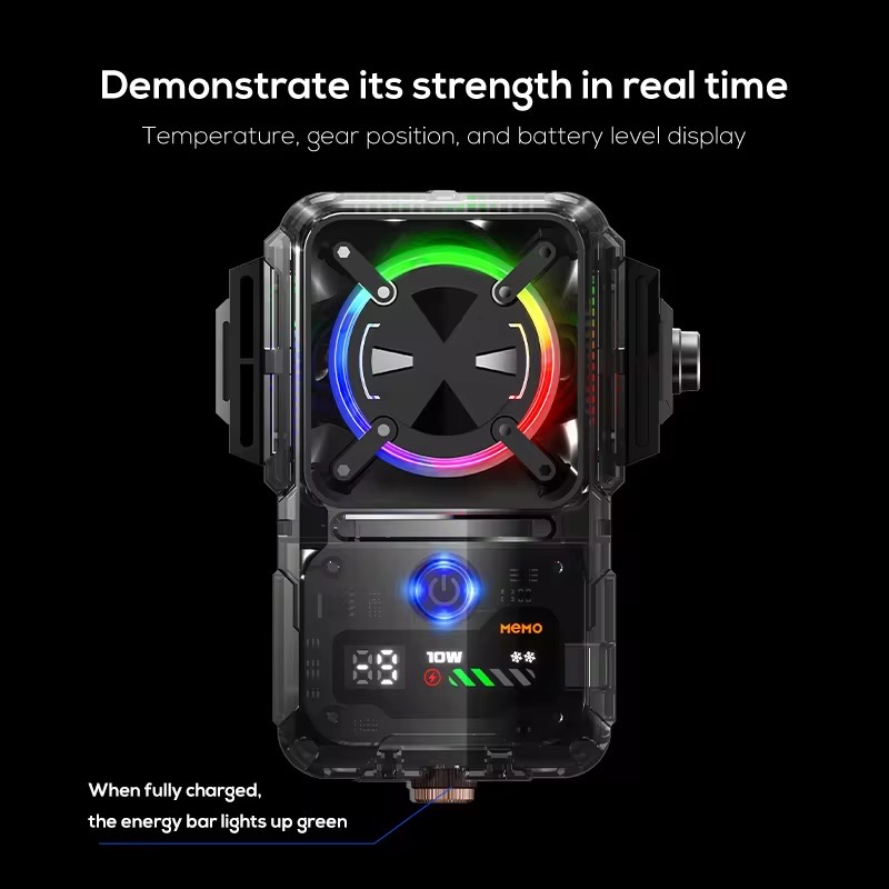 Memo DL23 15w Ai Rechargeable Mobile Phone Cooler Fan_img_2