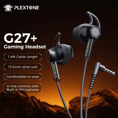 Plextone G27 Plus 3.5mm Gaming Earphones_img_2