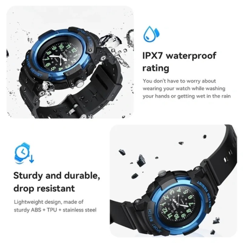 HOCO E112 Kids Quartz Watch with Smart Anti-Lost Tracker (Find My Network) – Black_img_2