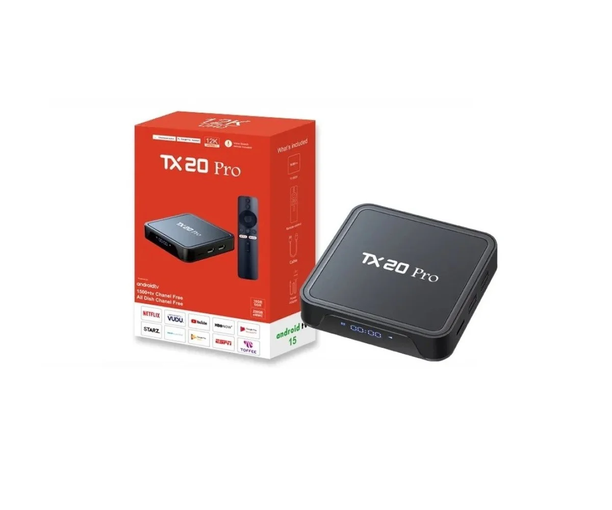 TX20 Pro 12K Ultra HD Smart Android TV Box