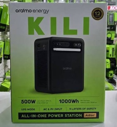 Oraimo All-in-One Solar Power Station Inverter 500W -  Lithium Battery 1000Wh_img_1