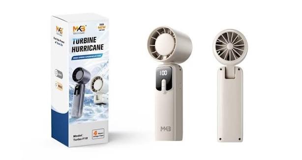 MKB Turbo F10 High Speed Handheld Fan – 2026 New Edition