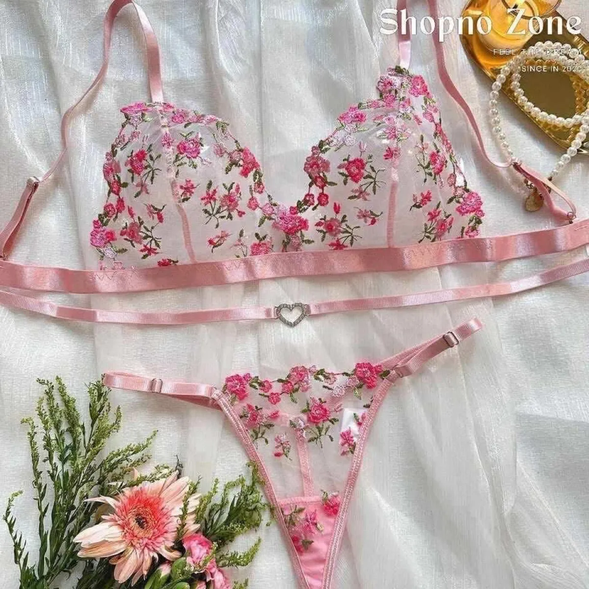 Pink bikini set - Image 1