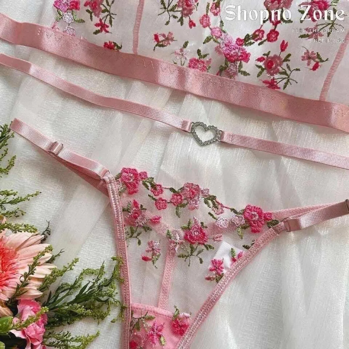 Pink bikini set - Image 6
