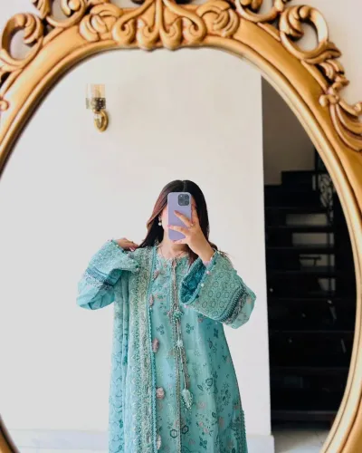 Cinderella Premium Embroidery Dress 💙_img_2