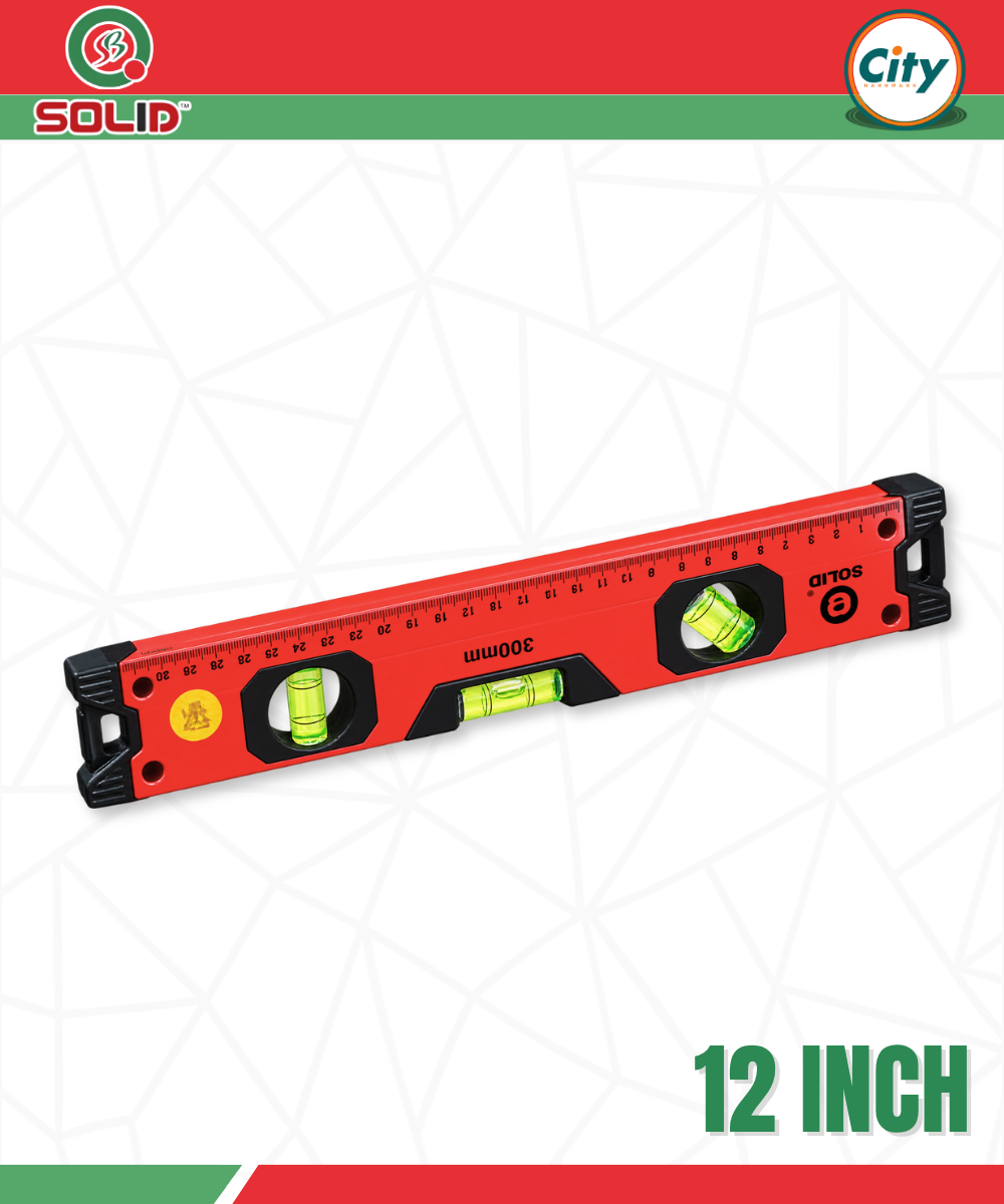 ১২ ইঞ্চি স্পিরিট লেভেল ম্যাগনেট সহ SOLID_img_1