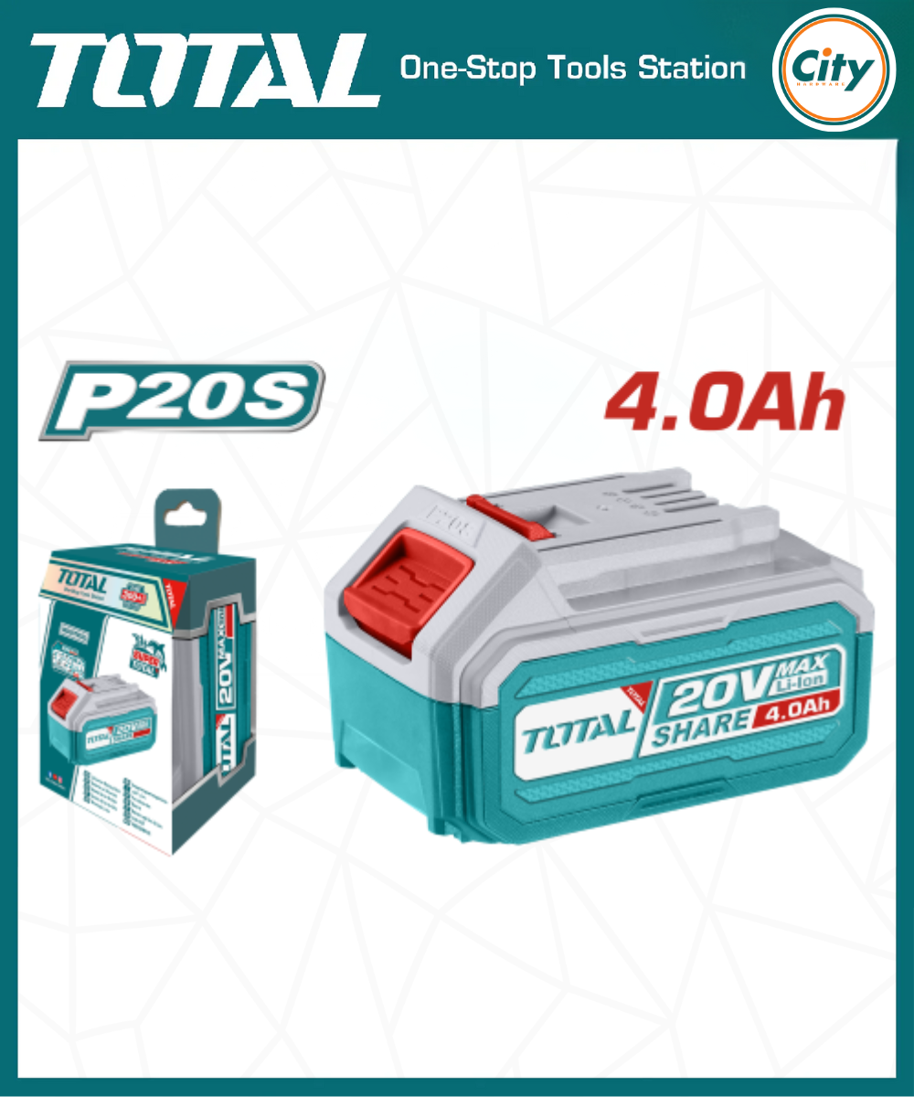 20v লিথিয়াম আয়ন 4.0Ah ব্যাটারি TOTAL TFBLI2002