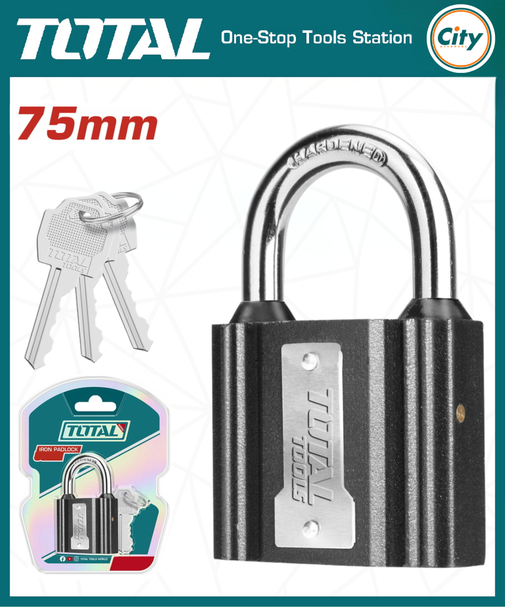75mm হেভি ডিউটি ​​আইরন প্যাডলক TOTAL TLK31751_img_0