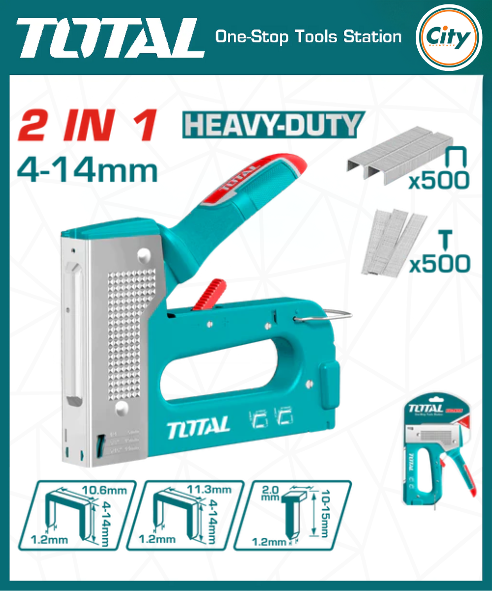 হেভি ডিউটি ২ ইন ১ স্ট্যাপল গান TOTAL THT31148