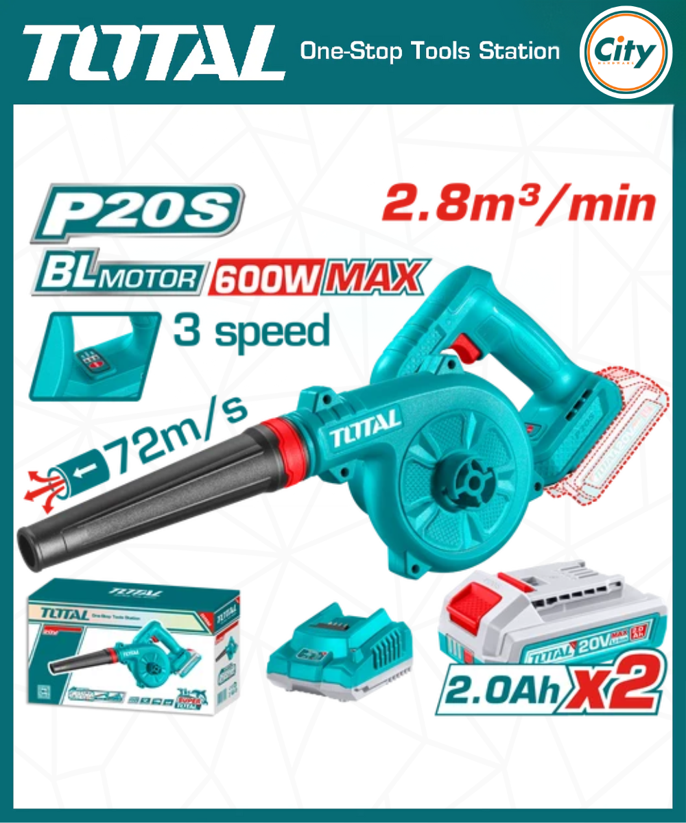 ২০ ভোল্ট ব্রাশলেস কর্ডলেস ব্লোয়ার TOTAL TABLI20682_img_0