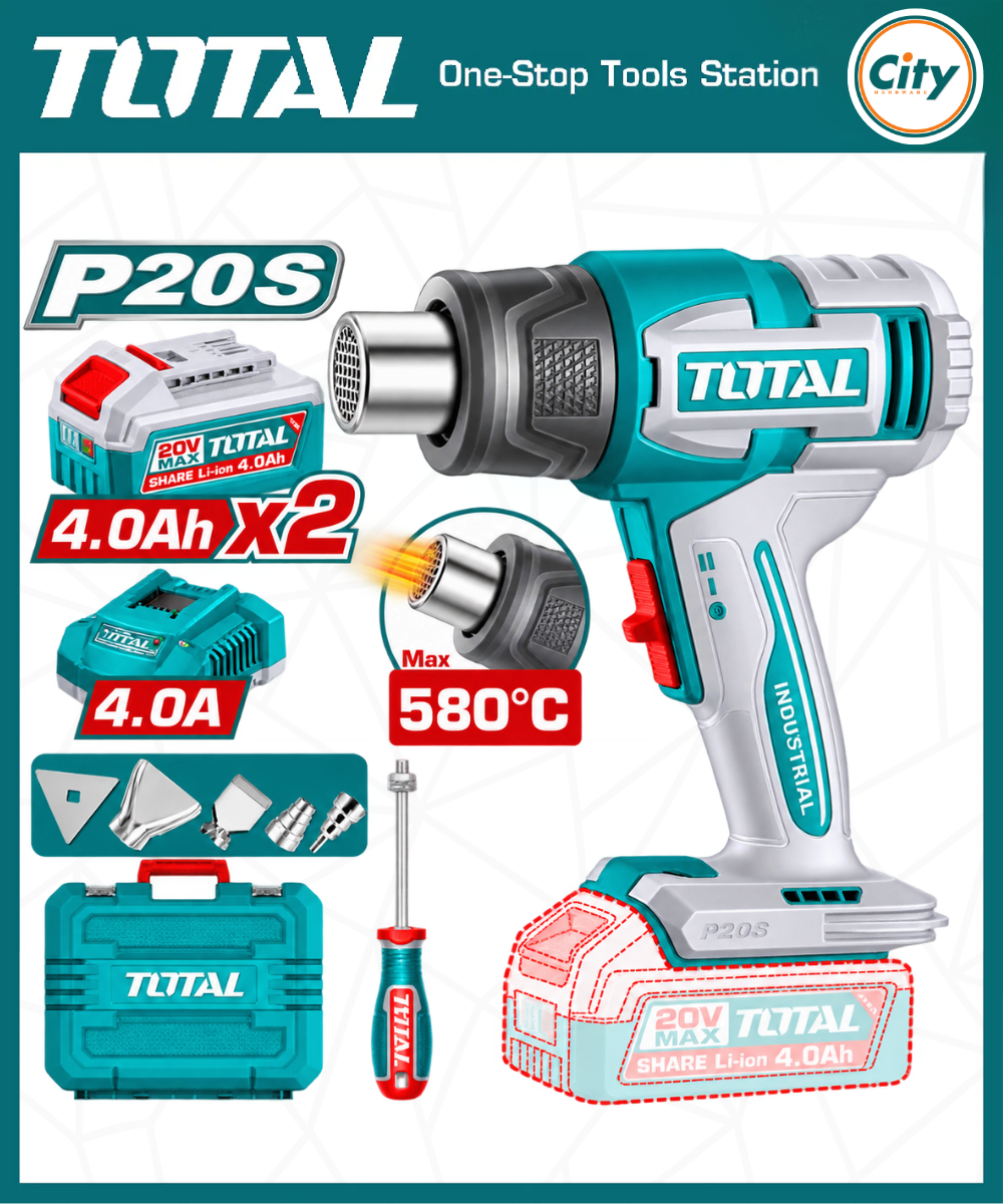 ২০ ভোল্টের কর্ডলেস হিট গান TOTAL TBLI20085