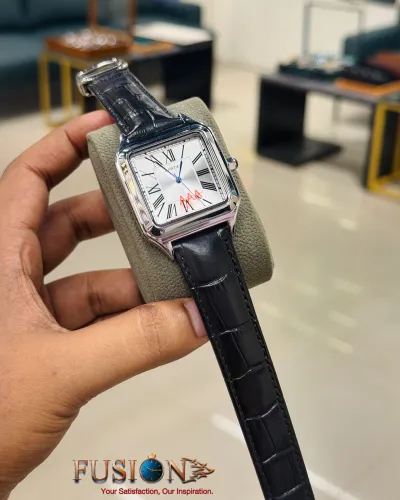 CARTIER Santos Lether Belt Watch_img_0