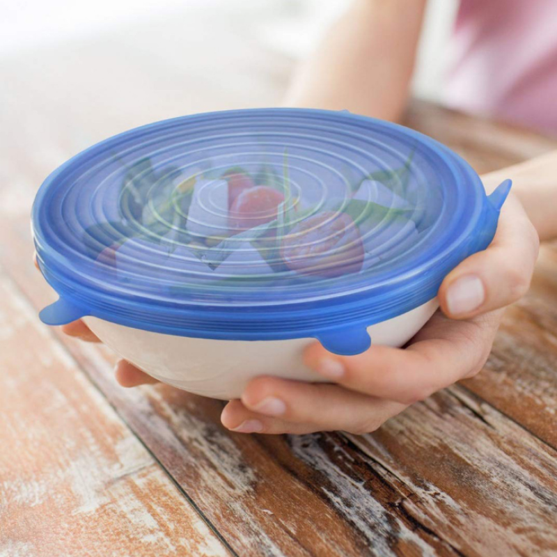 6Pcs Silicone Stretch Lids Reusable Food Storage_img_3