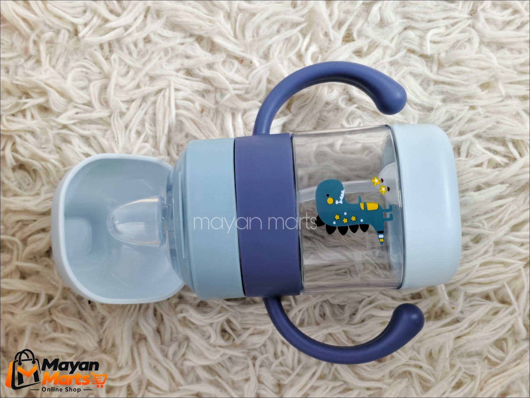 Baby Drinking Bottle Mum Pot with Straw and Anti Fall Features_img_3