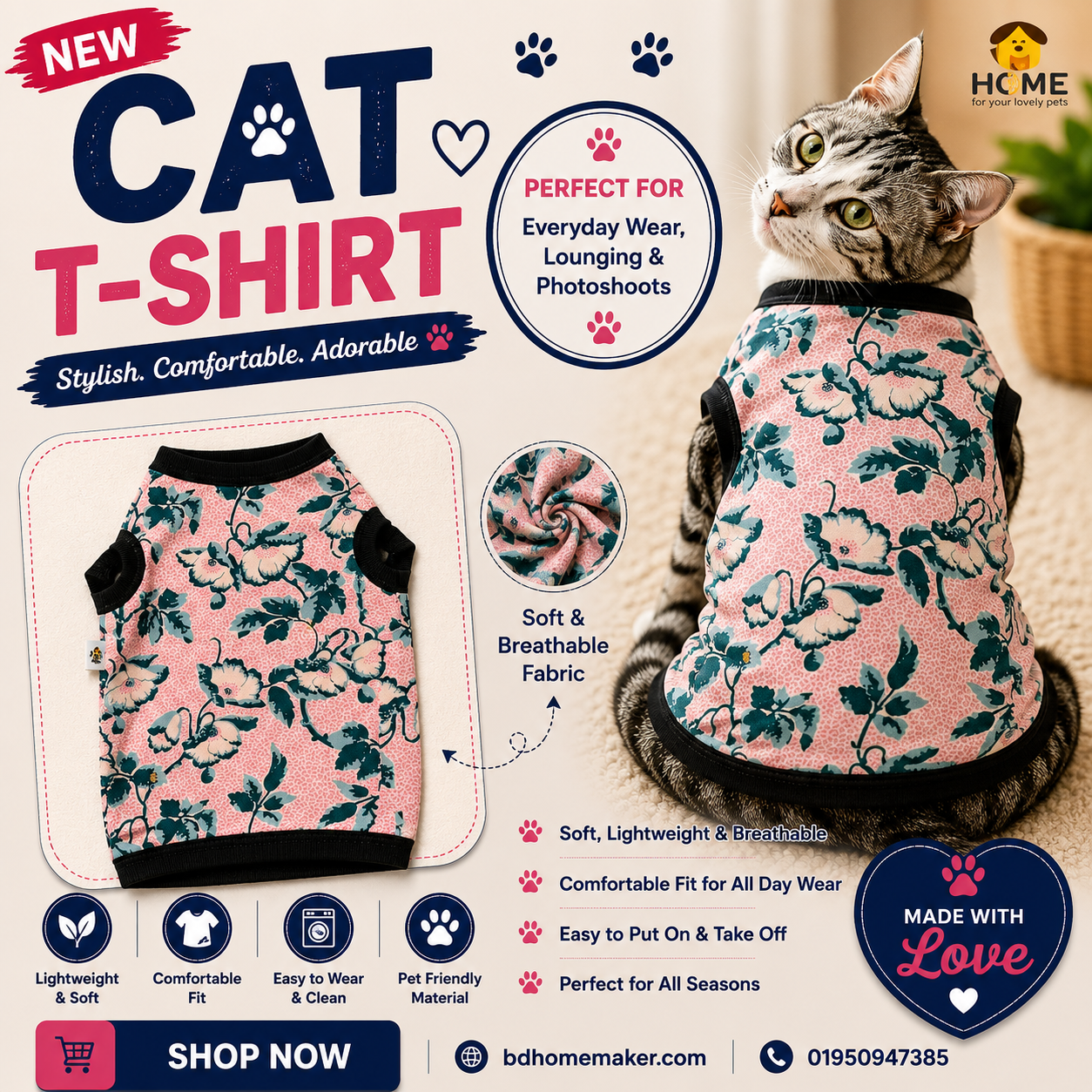 cat t-shirt (3.5,6,7 kg)_img_0